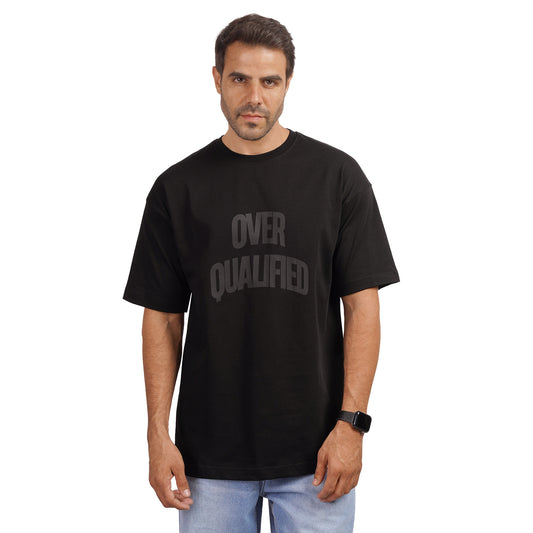 Men’s “Over Qualified” Graphic Print T-Shirt