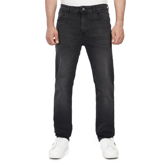 Men's Slim Fit Denim Jeans – Classic Straight Leg Casual Pants
