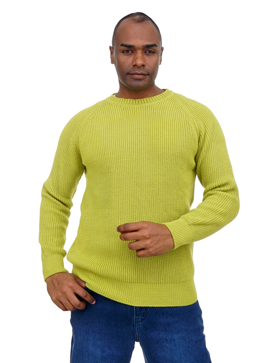 Men’s Classic Knit Sweater Crew Neck Soft & Comfortable Fit