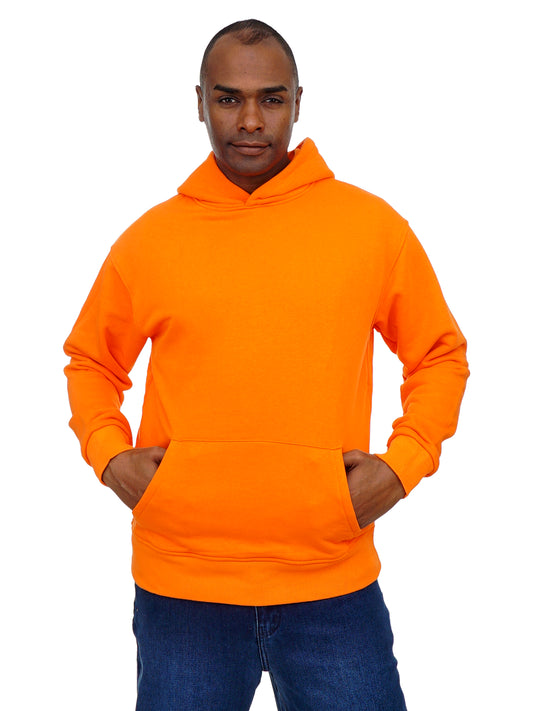 Men’s Cotton Hoodie with Hood and Front Kangaroo Pocket