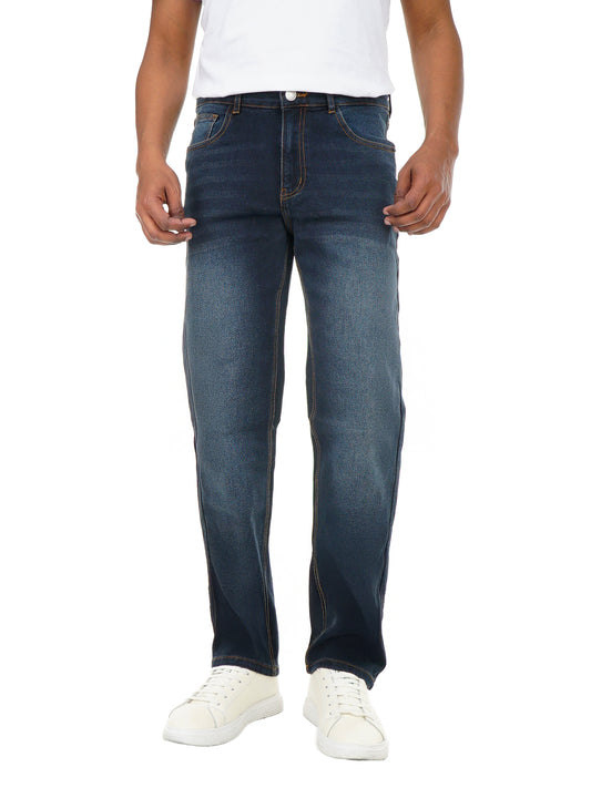Men's Five-Pocket Regular Fit Casual Jeans