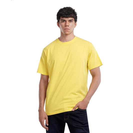 Men’s Short Sleeve T-Shirt – Plain Basic Cotton Casual Tee