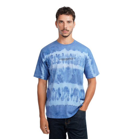 Men’s Tie Dye T-Shirt – Casual Oversized Printed Tee