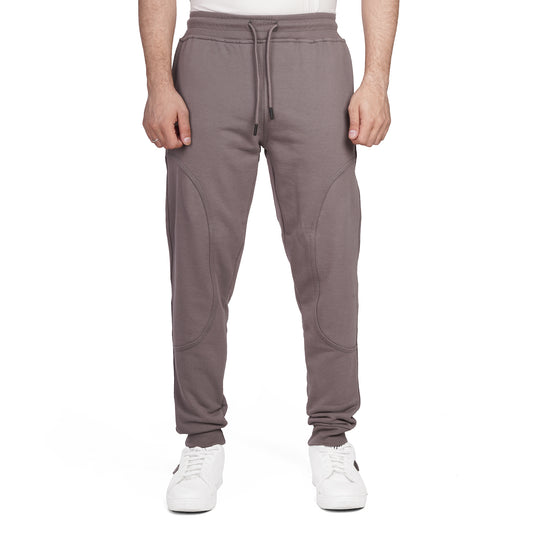 Men's Premium Cotton Fleece Jogger Pants with Ribbed Cuffs & Drawstring Waist