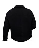 Men's Classic Long Sleeves Button Down Jacket with Front Pockets