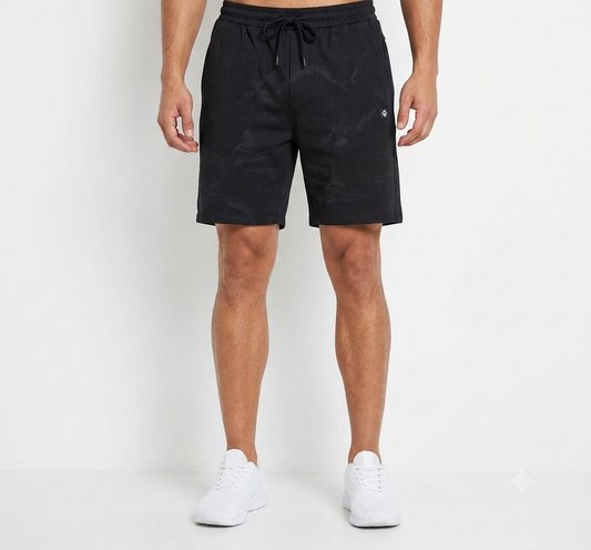 Men's Athletic Shorts with Drawstring – Black