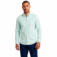 Men's Slim Fit Striped Formal Casual Shirt – Long Sleeves