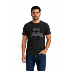 Men’s “Over Qualified” Graphic Print T-Shirt