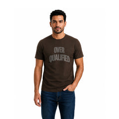 Men’s “Over Qualified” Graphic Print T-Shirt