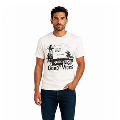 Men's Off-White Good Vibes Graphic T-Shirt