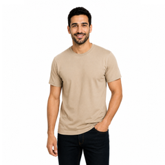 Men’s Short Sleeve T-Shirt – Plain Basic Cotton Casual Tee