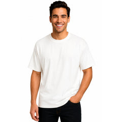 Men’s Short Sleeve T-Shirt – Plain Basic Cotton Casual Tee