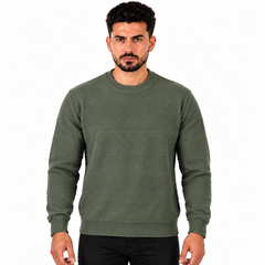 Men’s Knit Sweater Casual Crewneck Pullover for Everyday Wear