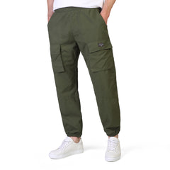 Men’s Cargo Jogger Pants – Casual Tapered Fit with Elastic Waist