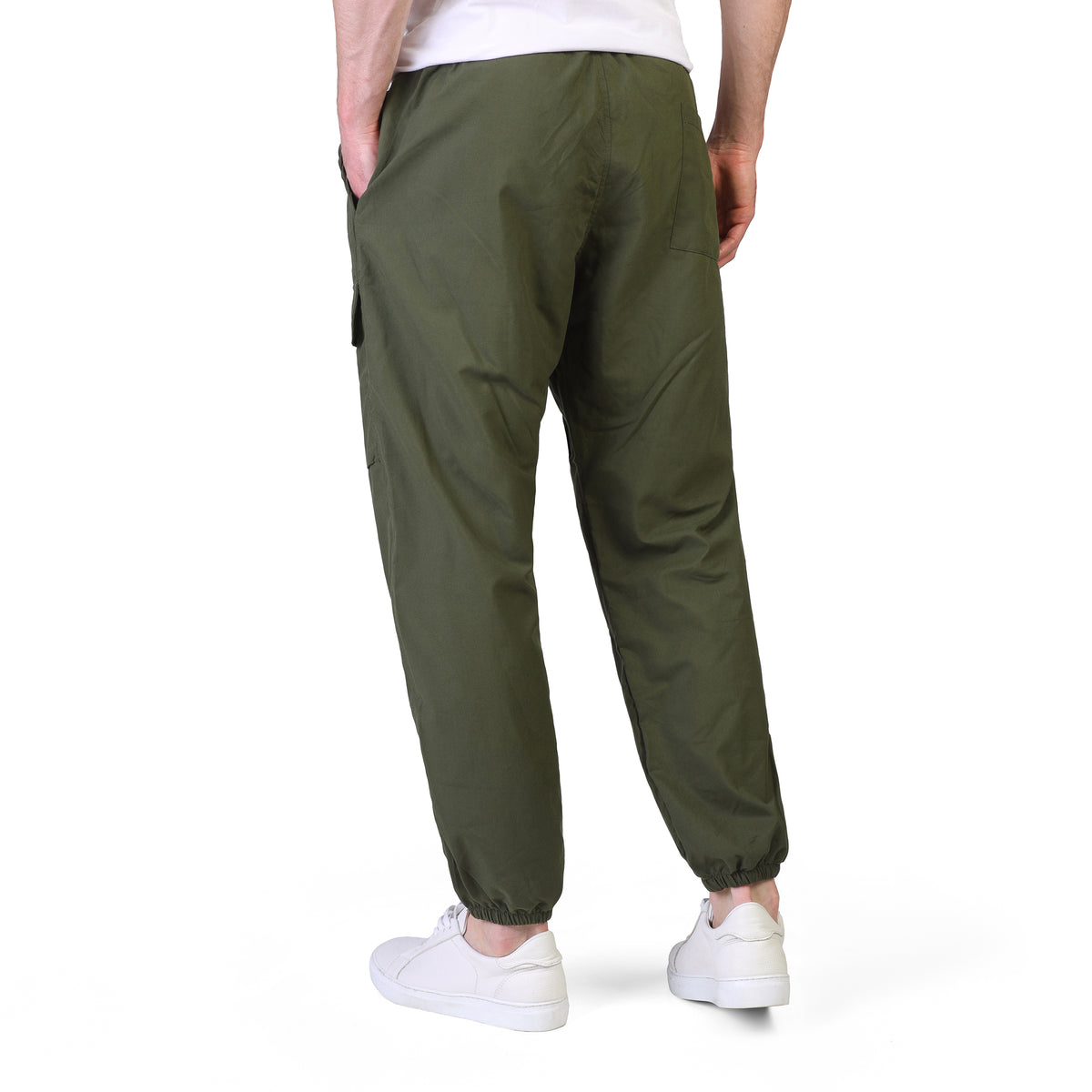 Men’s Cargo Jogger Pants – Casual Tapered Fit with Elastic Waist