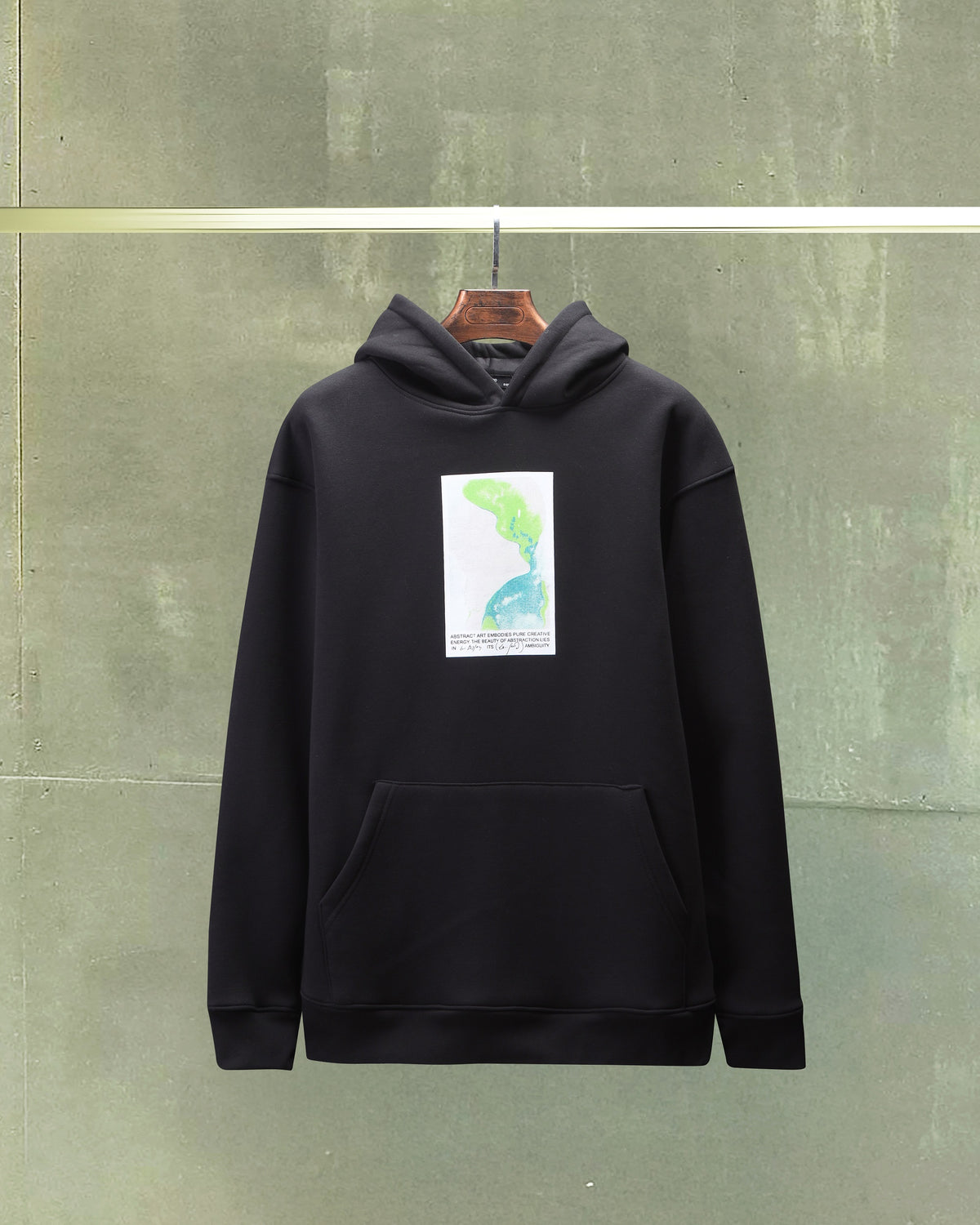 Men’s Printed Hoodie Sweatshirt – Regular Fit, Front Kangaroo Pocket