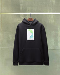 Men’s Printed Hoodie Sweatshirt – Regular Fit, Front Kangaroo Pocket