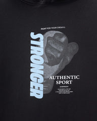 Men’s Printed Hooded Sweatshirt – Cotton Hoodie with Front Pocket