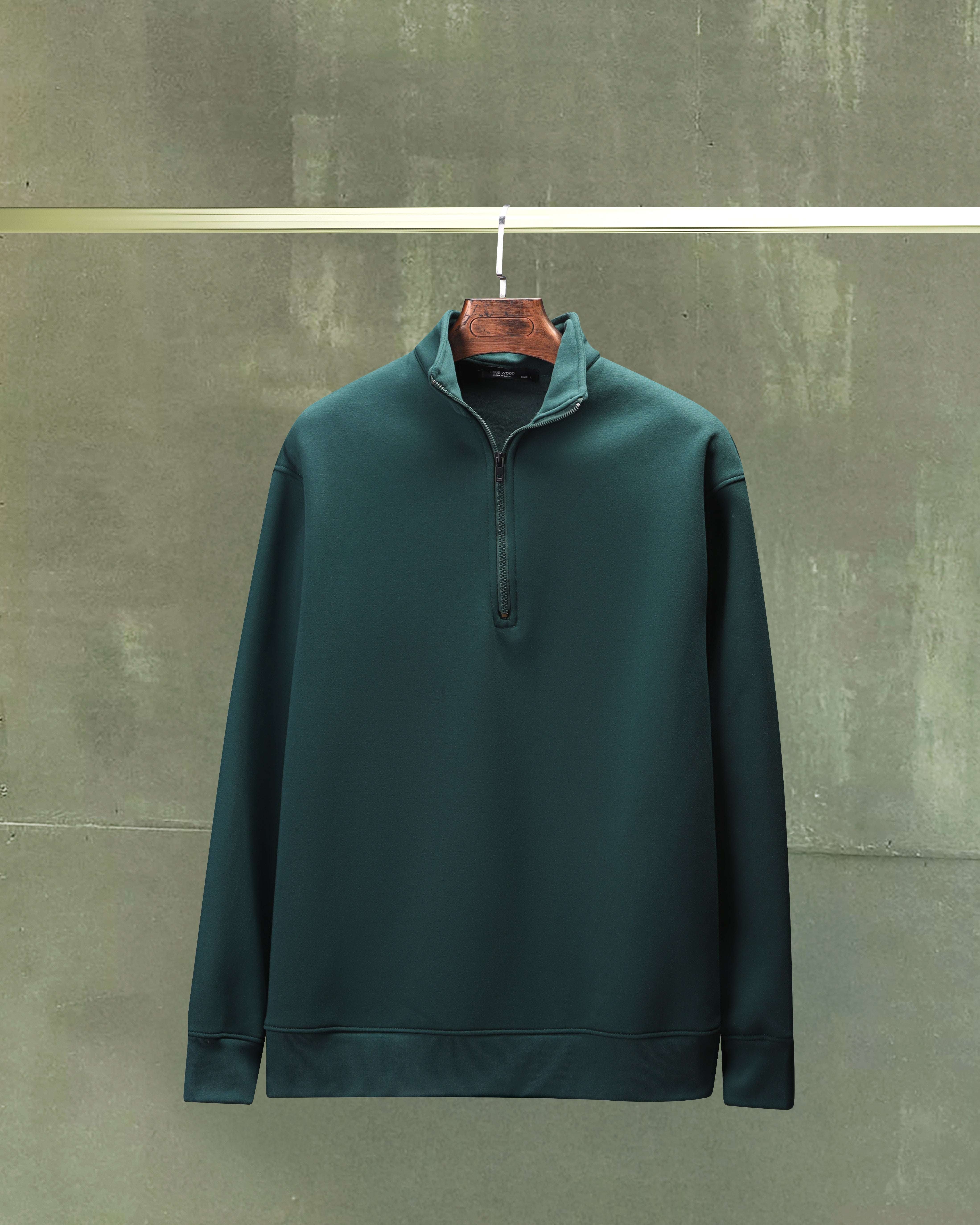 Men’s Half Zip Sweatshirt – Relaxed Fit Casual Sweatshirt