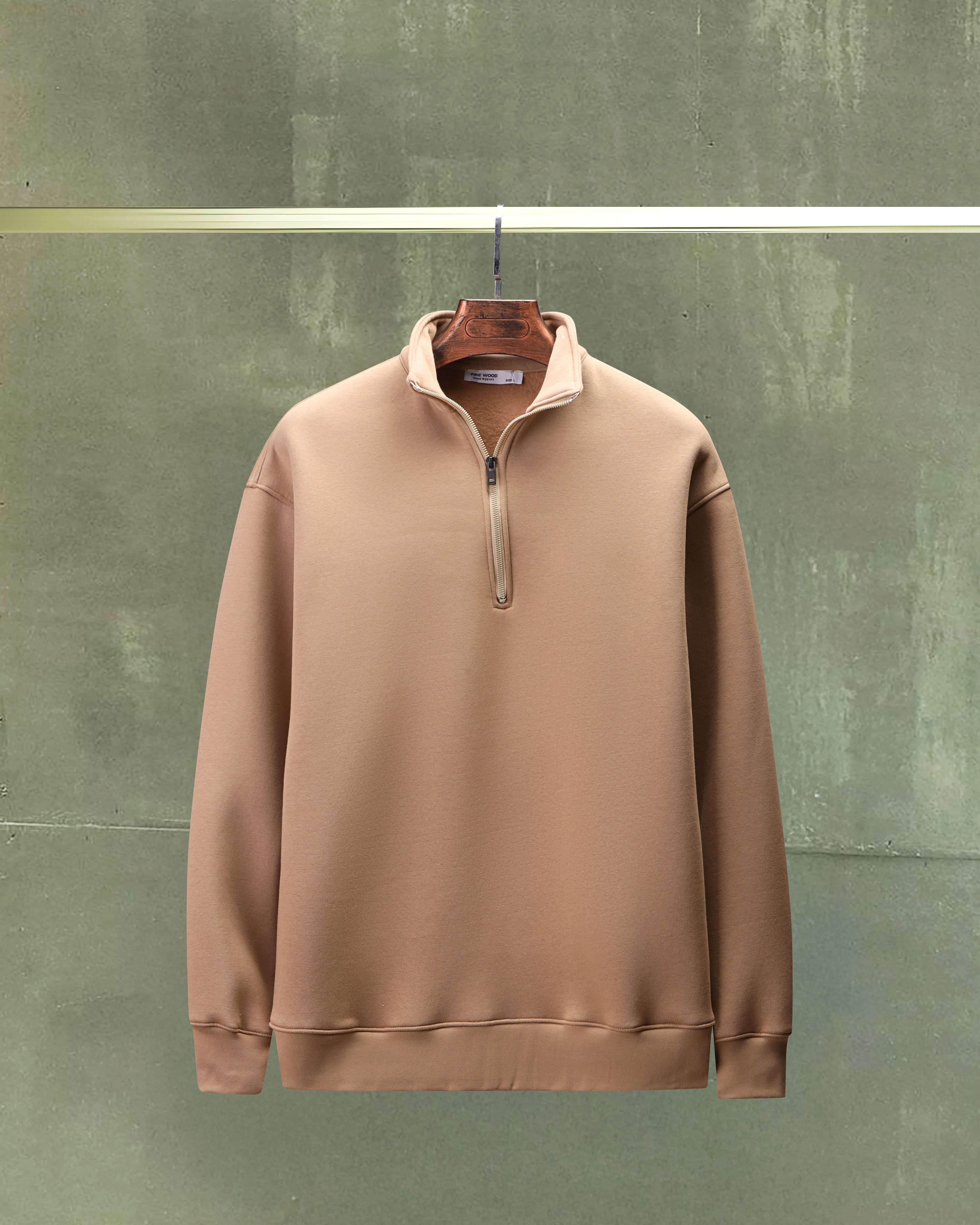 Men’s Half Zip Sweatshirt – Relaxed Fit Casual Sweatshirt