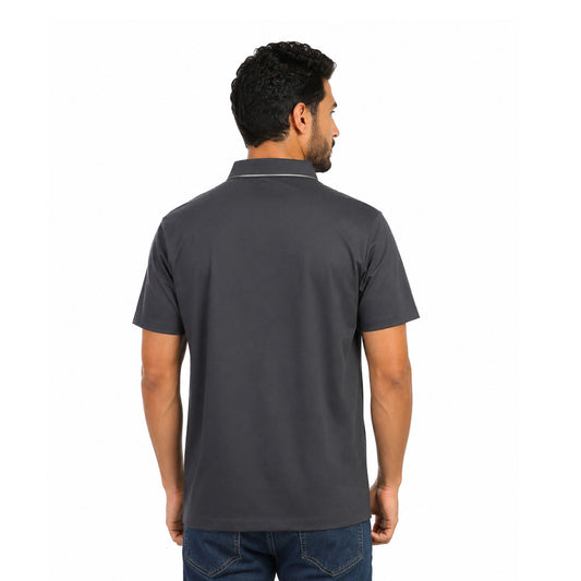Men’s Polo T-Shirt – Premium Casual Half Sleeve Polo with Contrast Collar