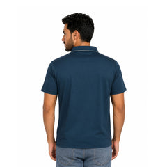 Men’s Polo T-Shirt – Premium Casual Half Sleeve Polo with Contrast Collar