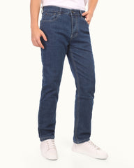Men’s Straight Fit Jeans – Classic Casual Denim Pants