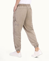 Men’s Jogger Pants – Washed Cotton with Elastic Waist & Relaxed Fit