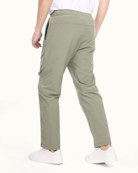 Men’s Cargo Pants – Utility Style with Elastic Waist & Adjustable Belt