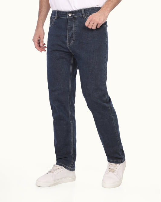 Men’s Straight Fit Jeans – Classic Casual Denim Pants