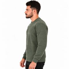 Men’s Knit Sweater Casual Crewneck Pullover for Everyday Wear