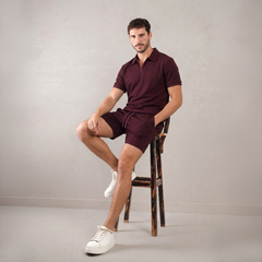 Men’s Polo & Shorts Set – Casual Summer Co-Ord Outfit