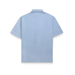 Men's Short Sleeve Button Down Polo Shirt – Embroidered Logo Casual Shirt