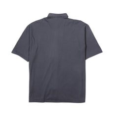 Men's Short Sleeve Button Down Polo Shirt – Embroidered Logo Casual Shirt