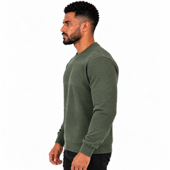 Men’s Knit Sweater Casual Crewneck Pullover for Everyday Wear