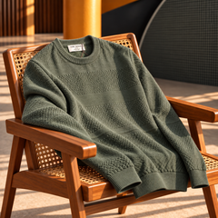 Men’s Knit Sweater Casual Crewneck Pullover for Everyday Wear