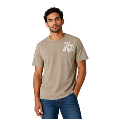 Men's Graphic Cotton T-Shirt – "True Sight" Print | Regular Fit