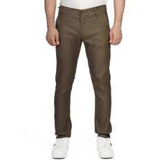 Men's Slim Fit Chino Pants – Stretch Cotton Twill Casual Trousers with Side Pockets