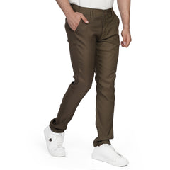 Men's Slim Fit Chino Pants – Stretch Cotton Twill Casual Trousers with Side Pockets