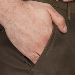 Men's Slim Fit Chino Pants – Stretch Cotton Twill Casual Trousers with Side Pockets