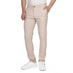 Men's Slim Fit Chino Pants – Stretch Cotton Twill Casual Trousers with Side Pockets