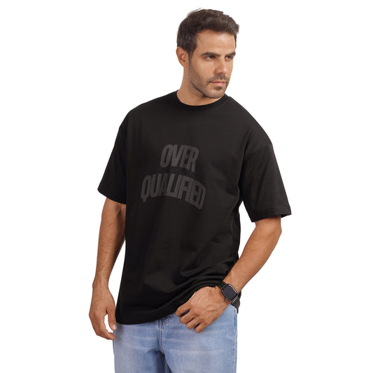 Men’s “Over Qualified” Graphic Print T-Shirt
