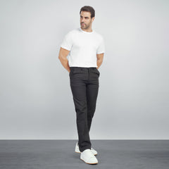 Men's Slim Fit Chino Pants – Stretch Cotton Twill Casual Trousers with Side Pockets
