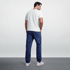 Men's Regular Fit Denim Jeans – Classic Straight Leg Casual Pants