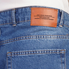 Men's Wide Leg Jeans – Relaxed Fit Denim Pants with Classic 5-Pocket