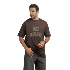 Men’s “Over Qualified” Graphic Print T-Shirt