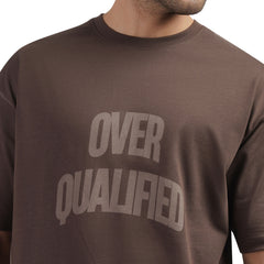 Men’s “Over Qualified” Graphic Print T-Shirt