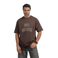 Men’s “Over Qualified” Graphic Print T-Shirt