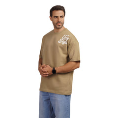 Men's Graphic Cotton T-Shirt – "True Sight" Print | Regular Fit