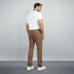 Men's Slim Fit Chino Pants – Stretch Cotton Twill Casual Trousers with Side Pockets